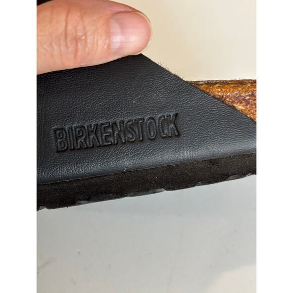 Birkenstock Arizona black classic 2 strap sandals sz 37 buckle boho casual comfy - Picture 5 of 11
